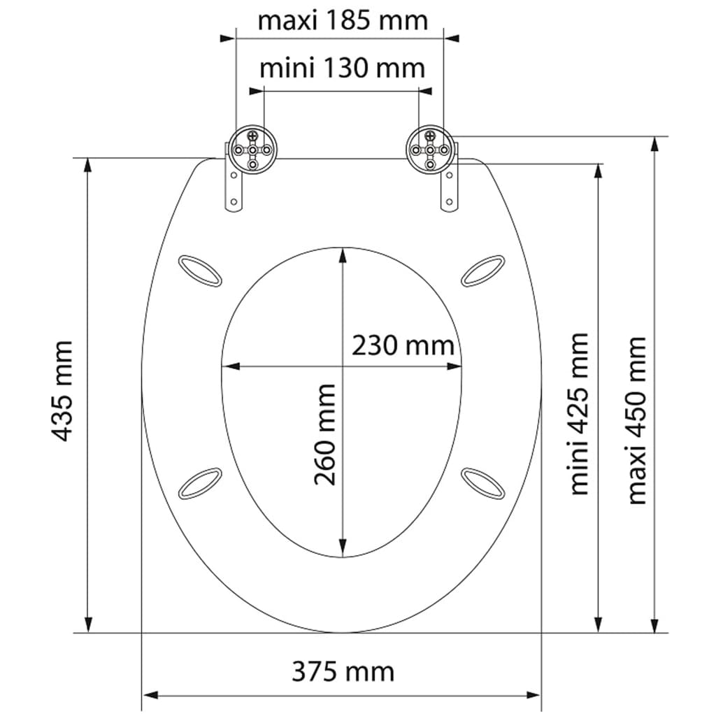 SCHÜTTE Toiletbril met soft-close LIGHT WOOD MDF is nu te koop bij PeponiXL, paradijselijk wonen!