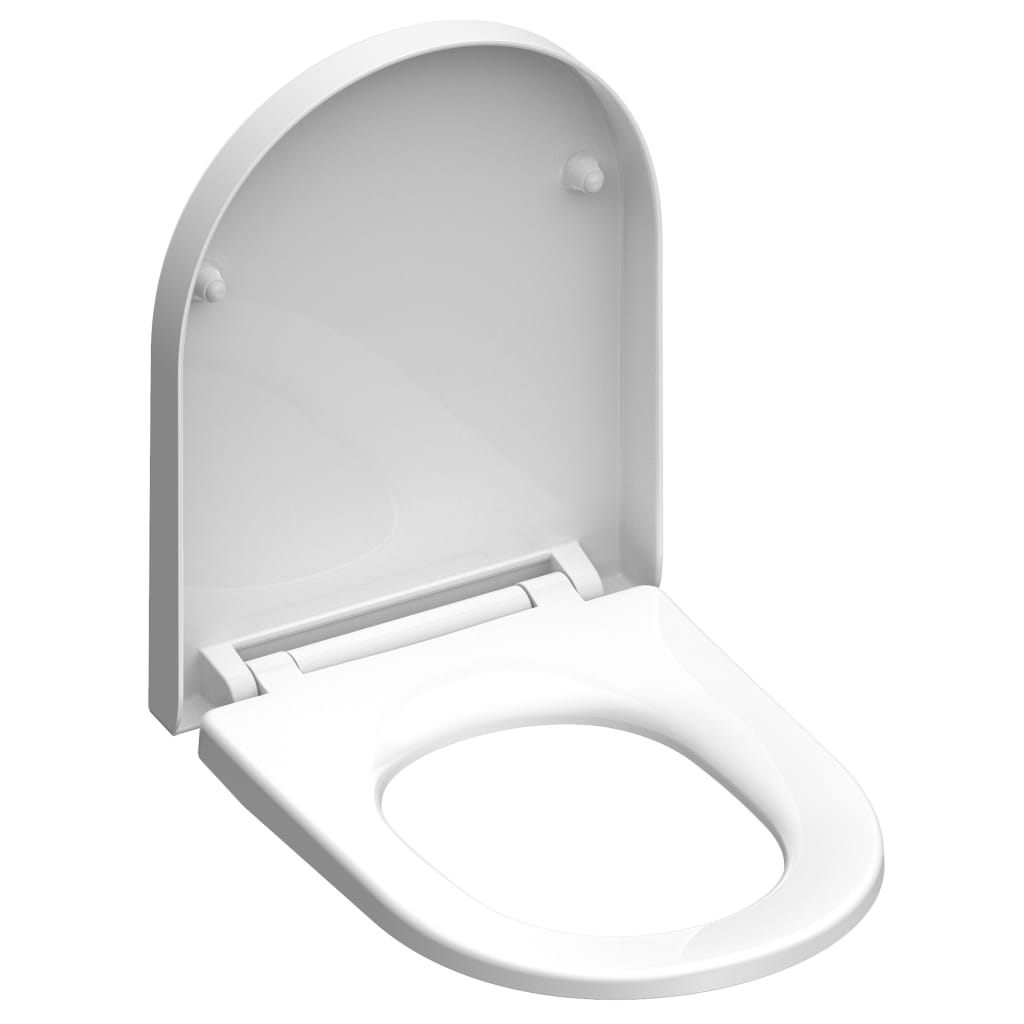 SCHÜTTE Toiletbril WHITE d-vormig duroplast is nu te koop bij PeponiXL, paradijselijk wonen!