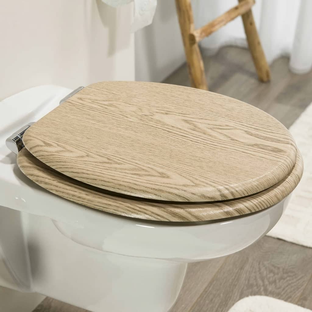 Tiger Soft-close toiletbril Scaffold MDF bruin 252022546 is nu te koop bij PeponiXL, paradijselijk wonen!