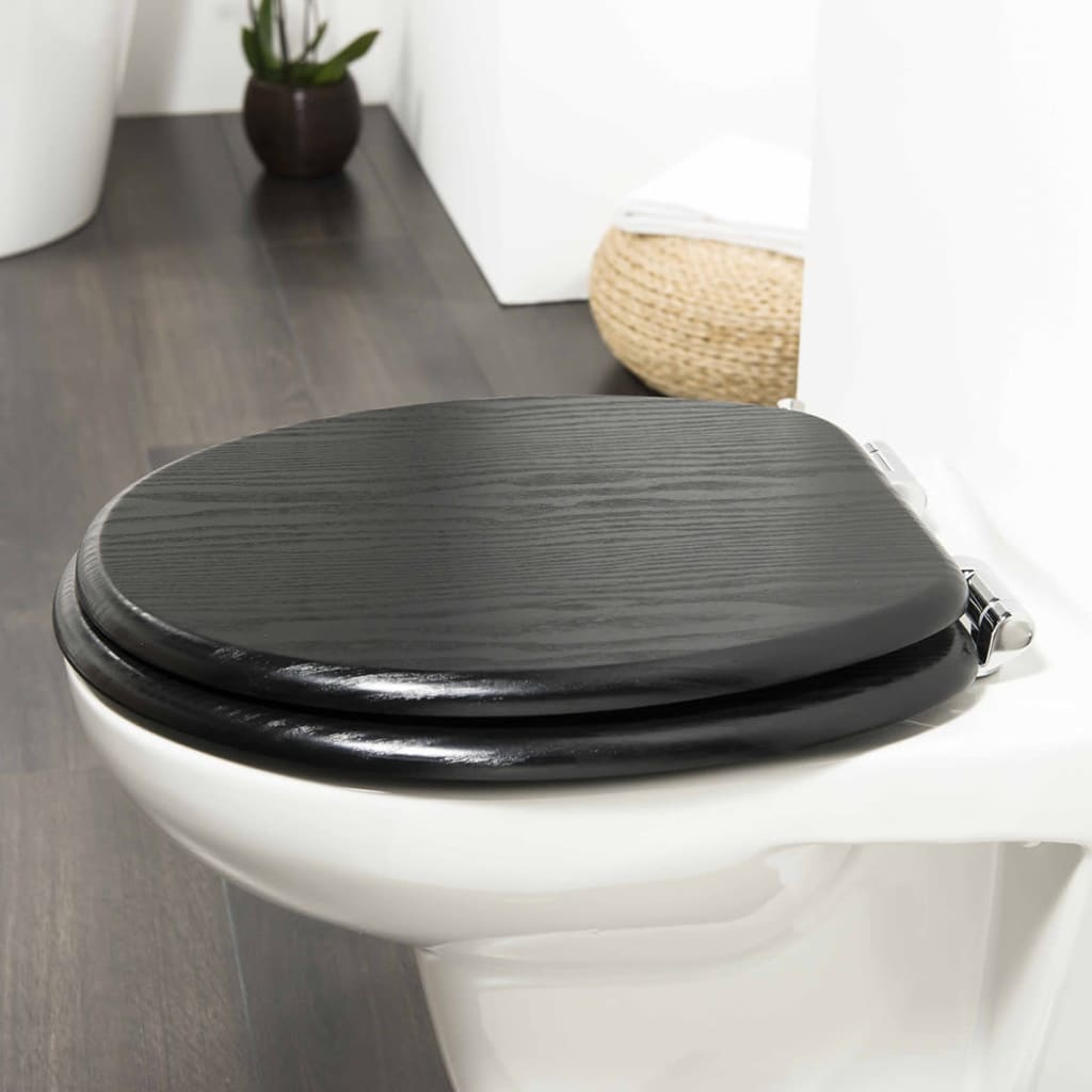 Tiger Soft-close toiletbril Blackwash MDF zwart 252030746 is nu te koop bij PeponiXL, paradijselijk wonen!