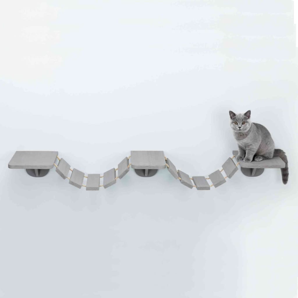 TRIXIE Kattenladder wandmontage 150x30 cm taupe is nu te koop bij PeponiXL, paradijselijk wonen!