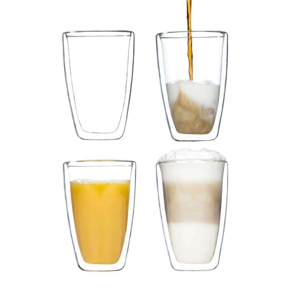 HI 2-delige Glazenset latte macchiato 400 ml transparant is nu te koop bij PeponiXL, paradijselijk wonen!