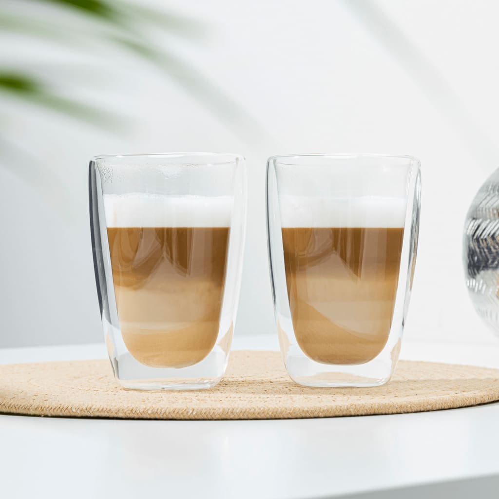 HI 2-delige Glazenset latte macchiato 400 ml transparant is nu te koop bij PeponiXL, paradijselijk wonen!