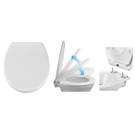 HI Toiletbril met quick release en soft-close is nu te koop bij PeponiXL, paradijselijk wonen!