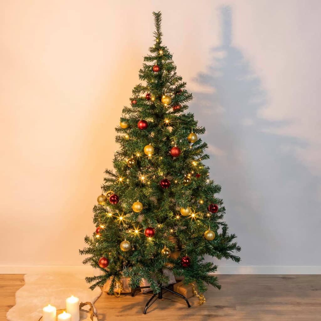 HI Kerstboom met metalen standaard 180 cm groen is nu te koop bij PeponiXL, paradijselijk wonen!