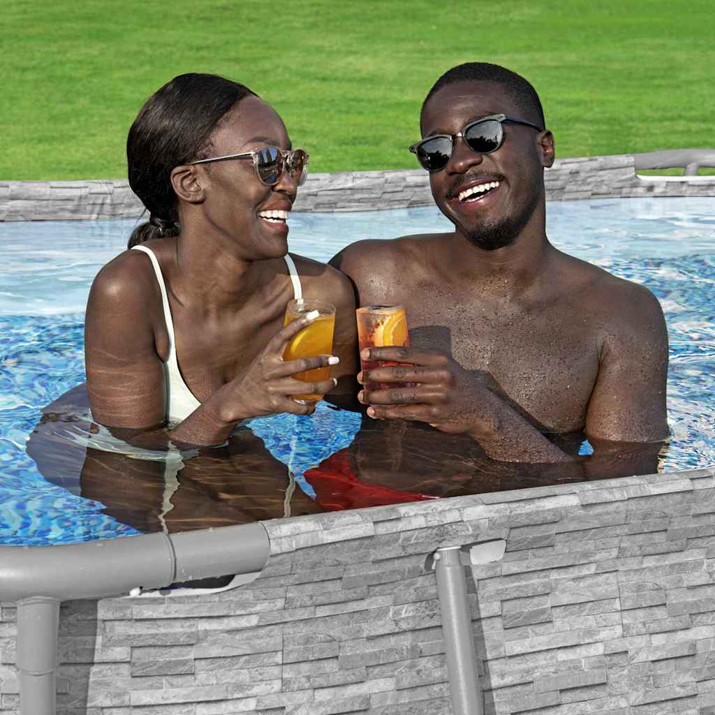 Zwembadset Power Steel 427x250x100 cm is nu te koop bij PeponiXL, paradijselijk wonen!