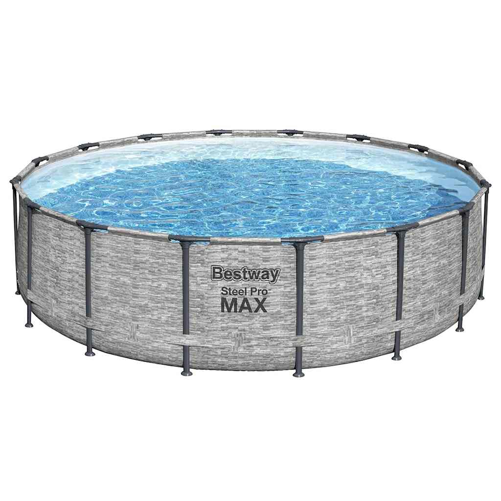 Zwembad Power Steel rond 488x122 cm is nu te koop bij PeponiXL, paradijselijk wonen!