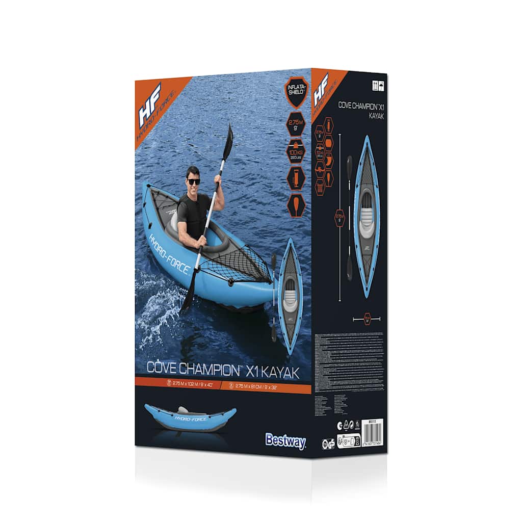 Kajak Hydro-Force 1 persoon opblaasbaar is nu te koop bij PeponiXL, paradijselijk wonen!