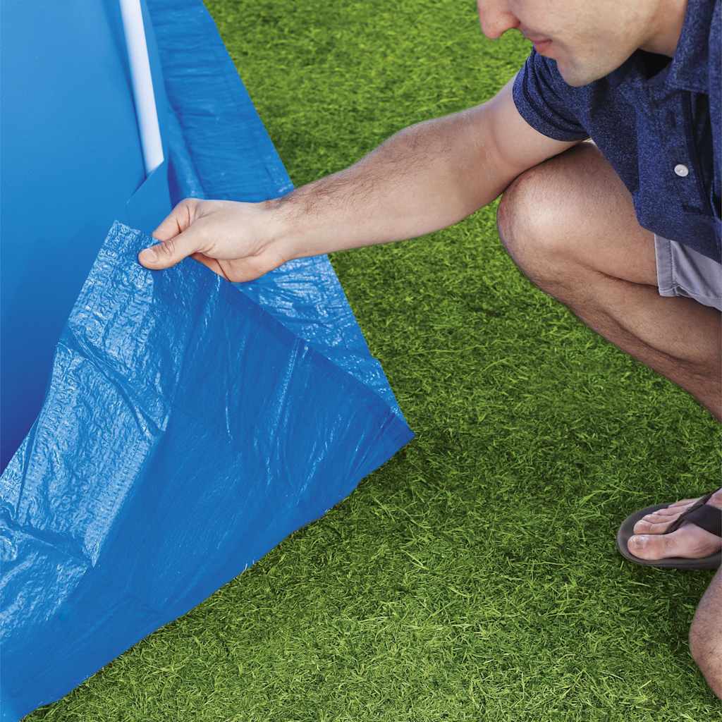 Zwembadgrondzeil Flowclear 335x335 cm is nu te koop bij PeponiXL, paradijselijk wonen!