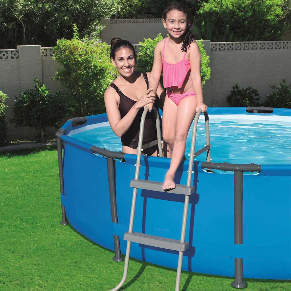 Zwembadladder 2 treden 84cm 58430 is nu te koop bij PeponiXL, paradijselijk wonen!