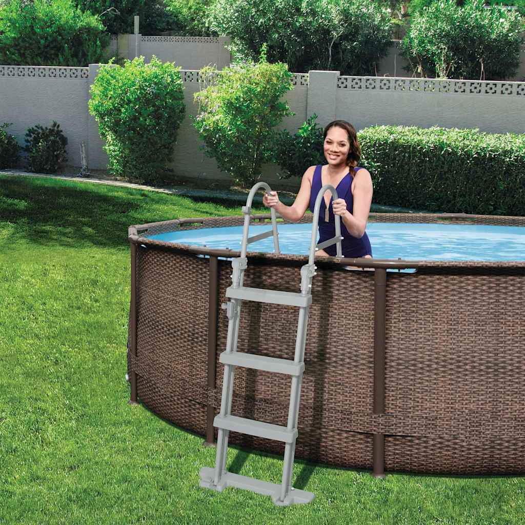 Zwembadladder 4 treden Flowclear 122 cm 58331 is nu te koop bij PeponiXL, paradijselijk wonen!