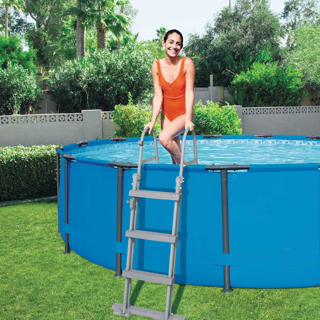 Zwembadladder 4 treden Flowclear 122 cm 58331 is nu te koop bij PeponiXL, paradijselijk wonen!