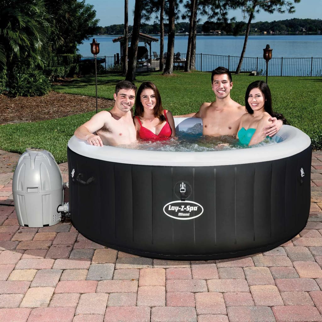 Bestway Bubbelbad Lay-Z-Spa opblaasbaar Miami Air Jet is nu te koop bij PeponiXL, paradijselijk wonen!