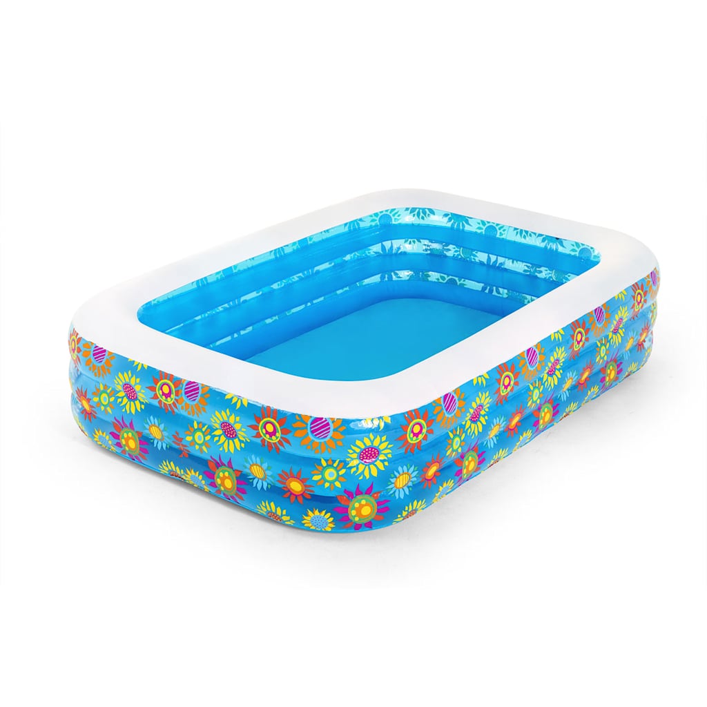 Kinderzwembad opblaasbaar 229x152x56 cm blauw is nu te koop bij PeponiXL, paradijselijk wonen!