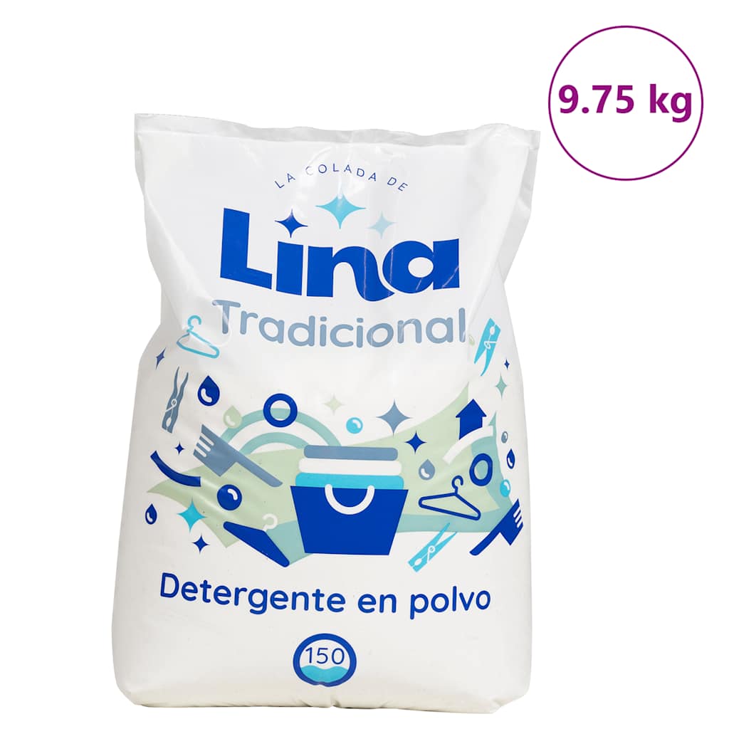Waspoeder voor 150 wasbeurten 9,75 kg wit is nu te koop bij PeponiXL, paradijselijk wonen!