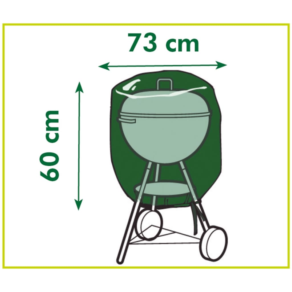 Nature Beschermhoes voor houtskoolbarbecues 73x73x60 cm is nu te koop bij PeponiXL, paradijselijk wonen!