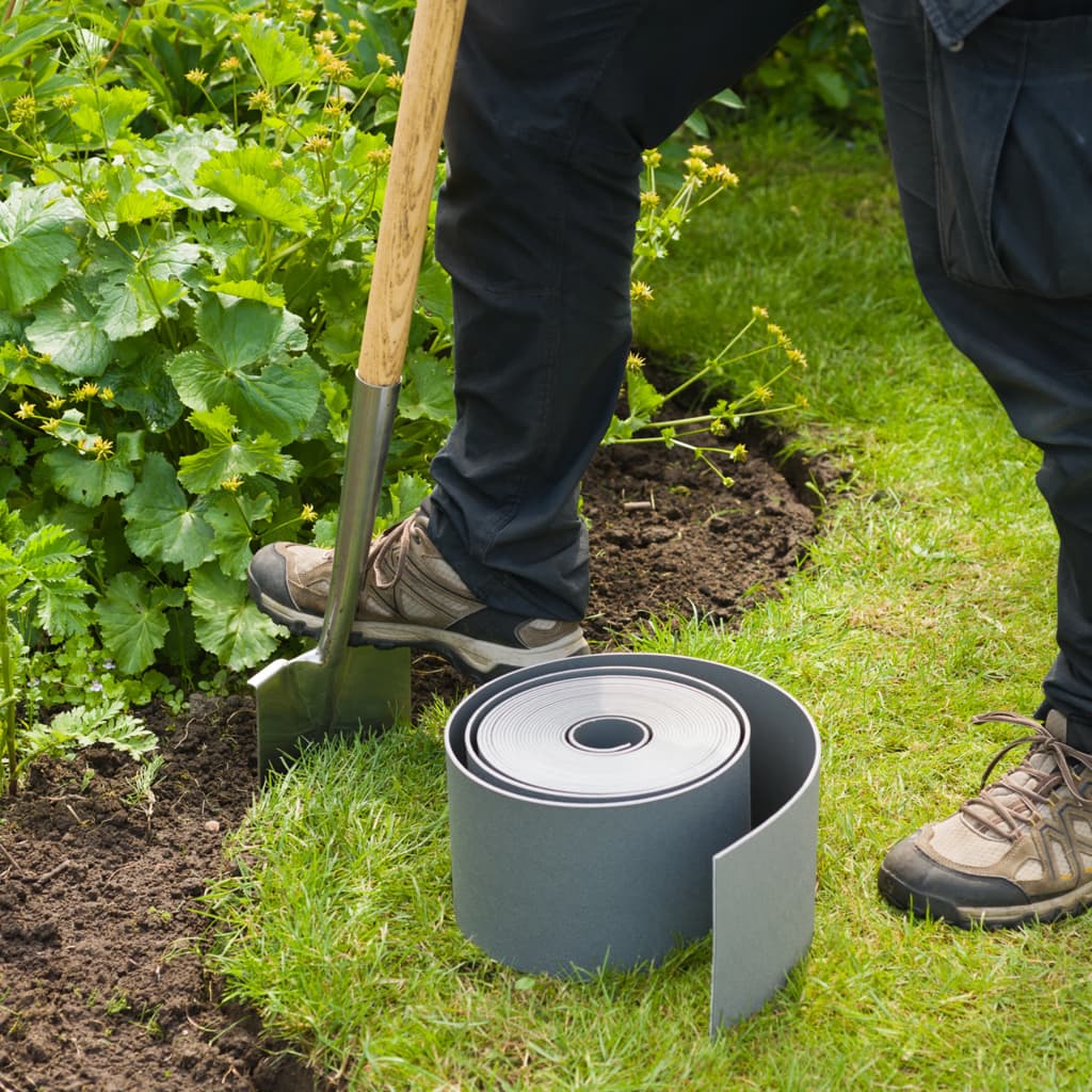 Nature Tuinrand 0,075x10 m grijs is nu te koop bij PeponiXL, paradijselijk wonen!