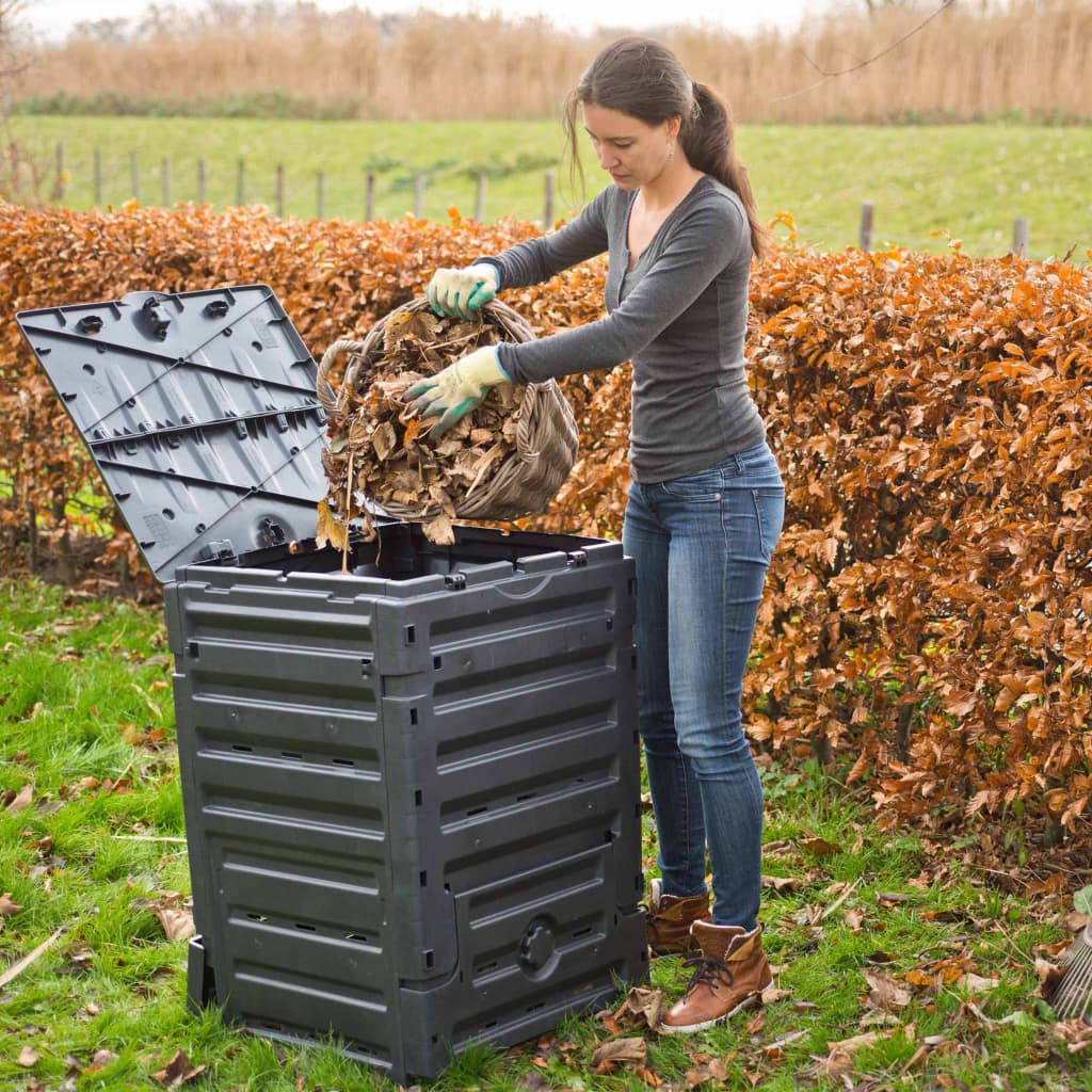 Nature Compostbak 300 L zwart is nu te koop bij PeponiXL, paradijselijk wonen!