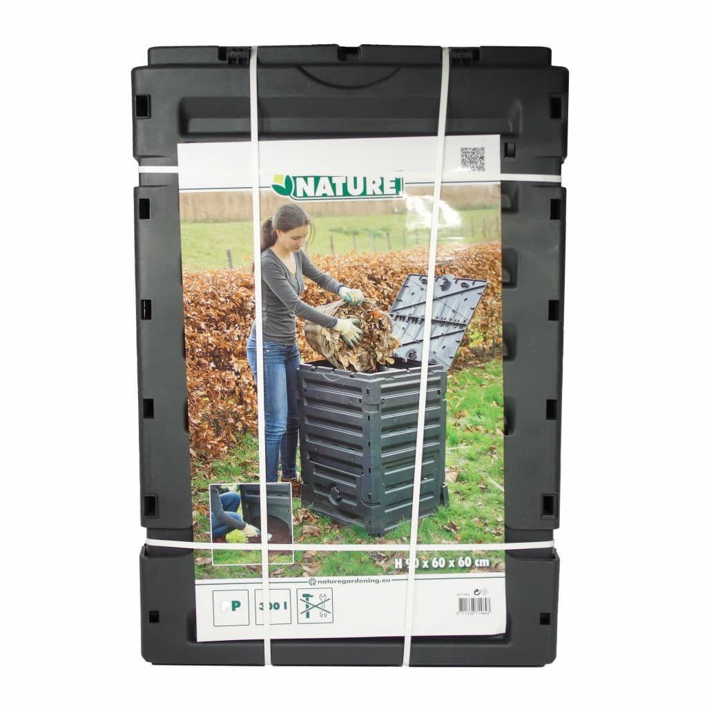 Nature Compostbak 300 L zwart is nu te koop bij PeponiXL, paradijselijk wonen!