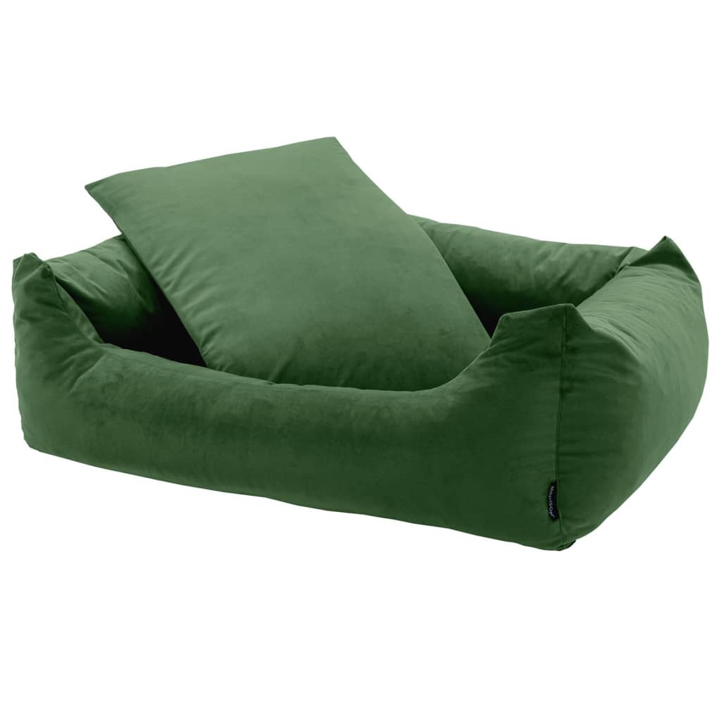 Madison Hondenbed Velvet 80x67x22 cm groen is nu te koop bij PeponiXL, paradijselijk wonen!