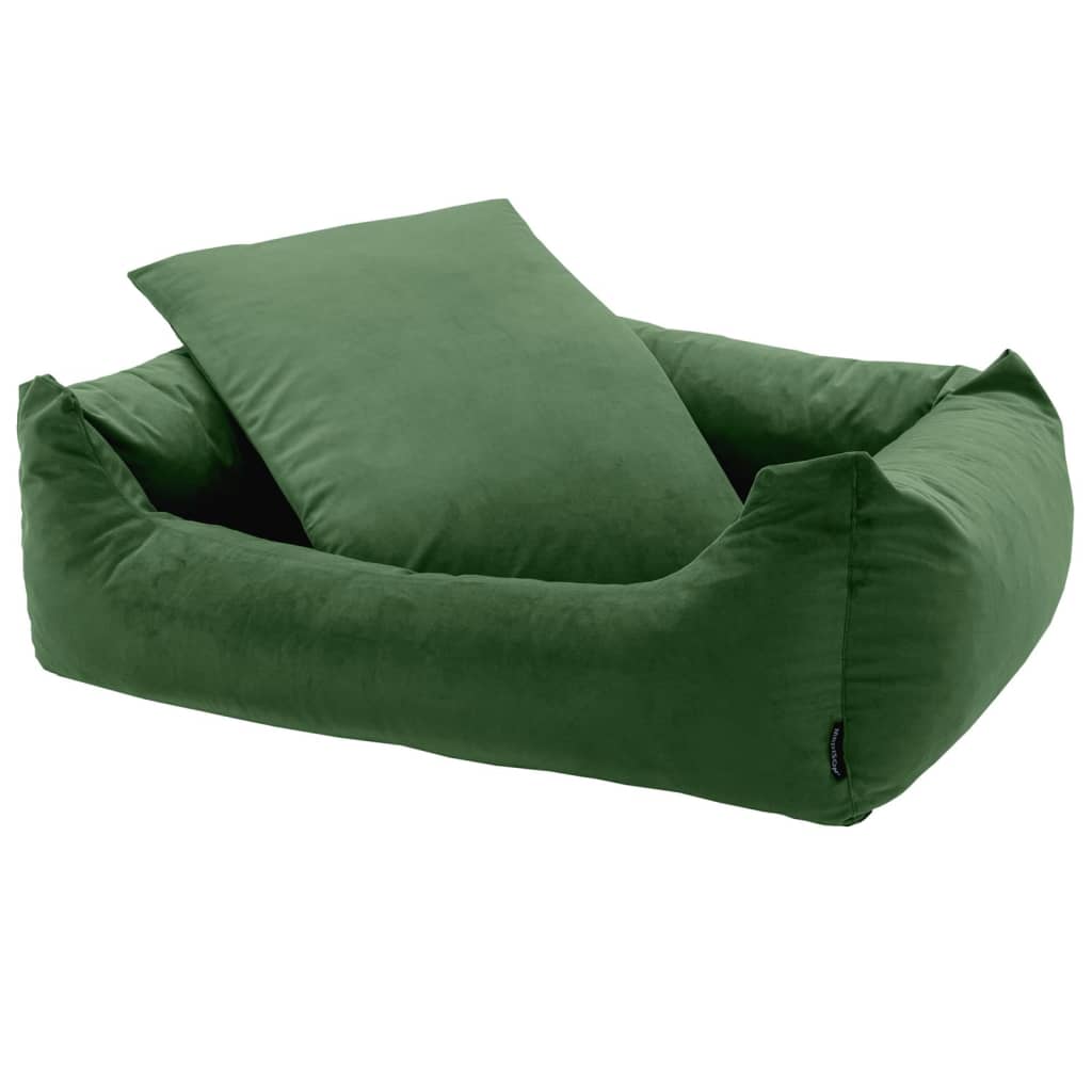 Madison Hondenbed Velvet 100x80x25 cm groen is nu te koop bij PeponiXL, paradijselijk wonen!