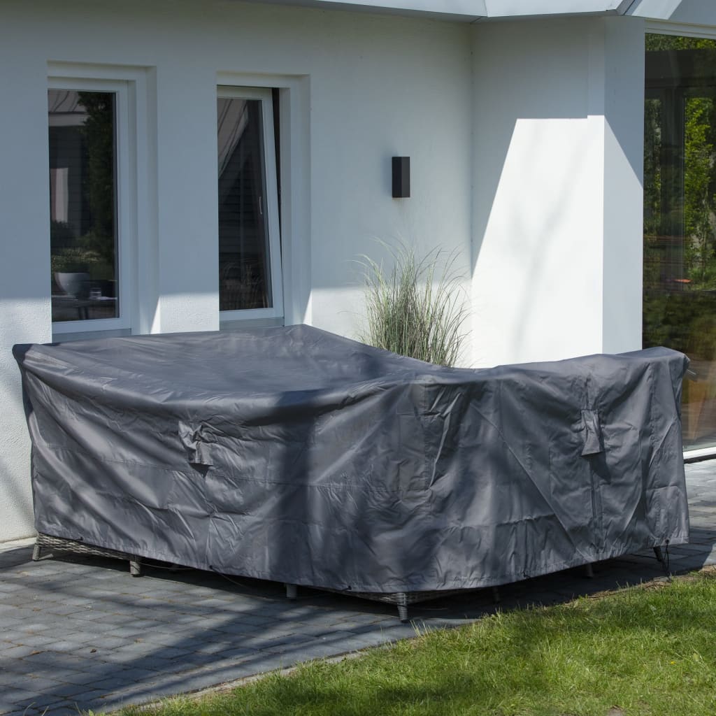 Madison Tuinmeubelhoes 130x130x85 cm grijs is nu te koop bij PeponiXL, paradijselijk wonen!