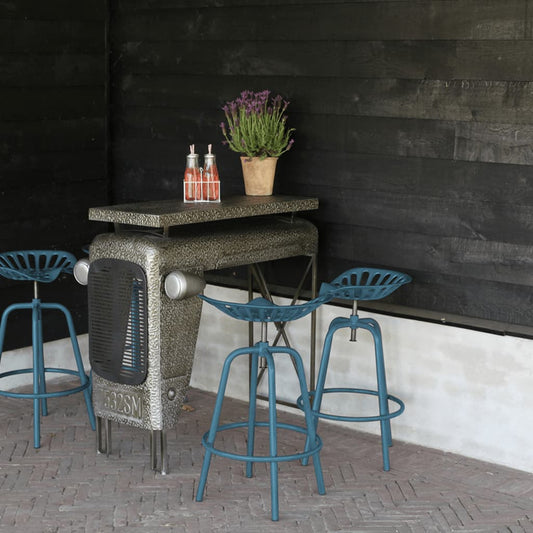 Esschert Design Barstoel Tractor blauw is nu te koop bij PeponiXL, paradijselijk wonen!