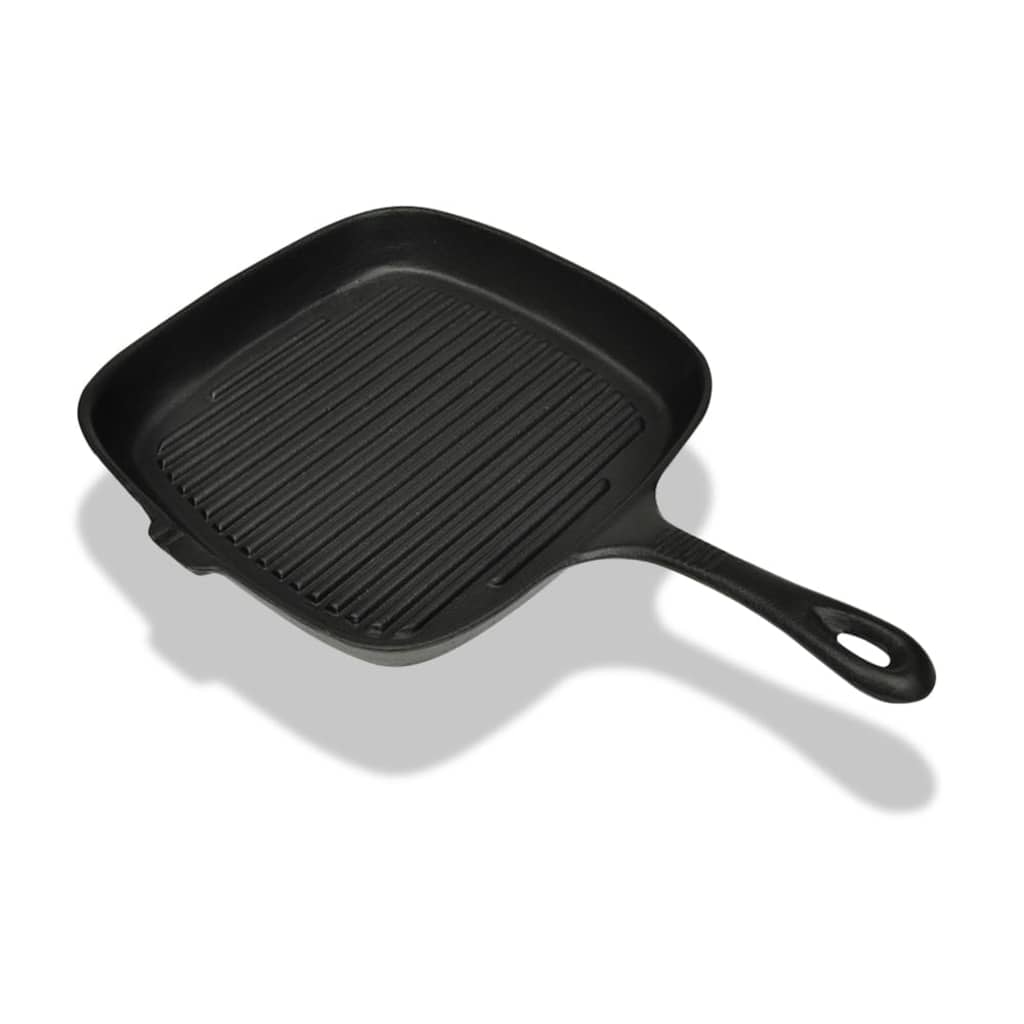 Grillpan gietijzer 24x23 cm is nu te koop bij PeponiXL, paradijselijk wonen!