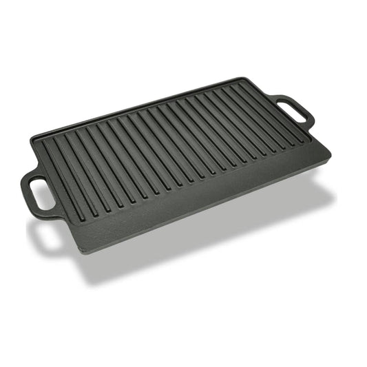 Grillplaat dubbelzijdig 50x23 cm gietijzer is nu te koop bij PeponiXL, paradijselijk wonen!