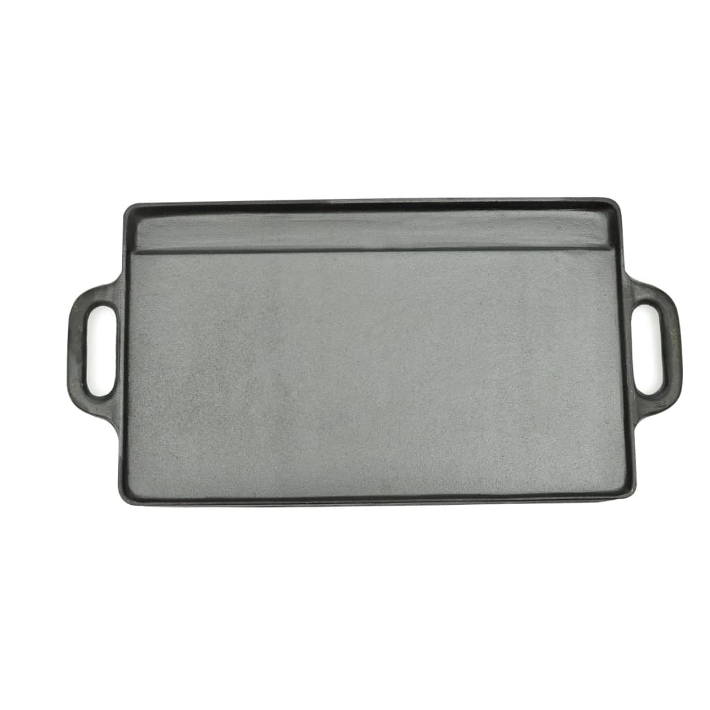 Grillplaat dubbelzijdig 50x23 cm gietijzer is nu te koop bij PeponiXL, paradijselijk wonen!