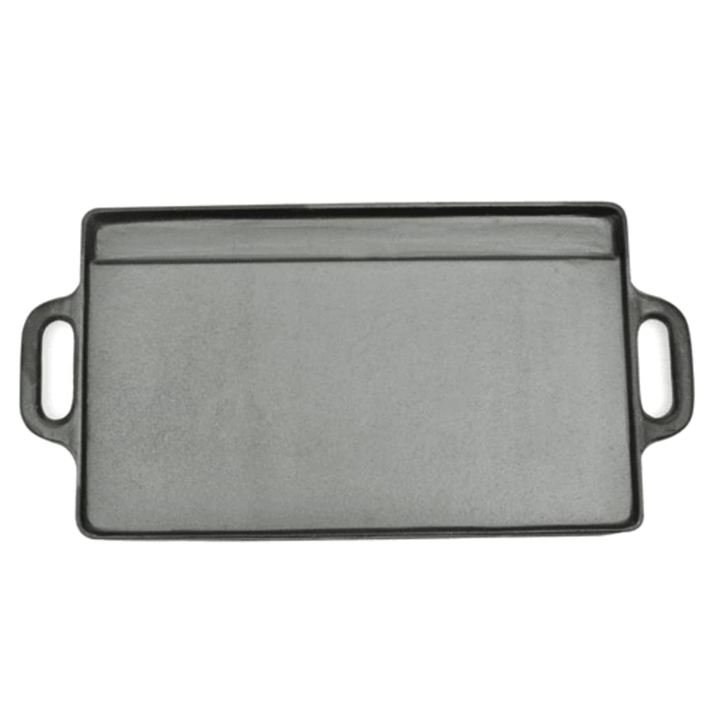 Grillplaat gietijzer dubbelzijdig 38x23 cm 2 st is nu te koop bij PeponiXL, paradijselijk wonen!
