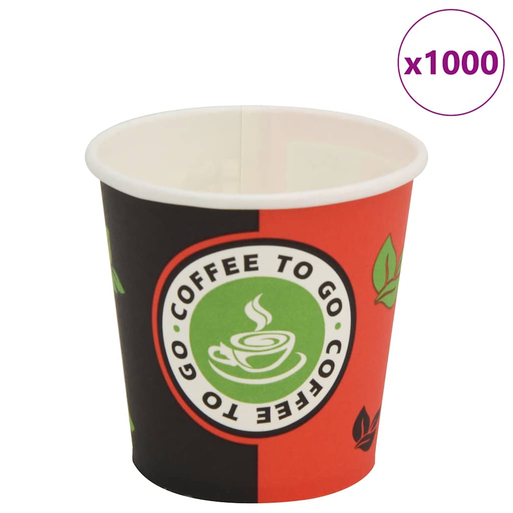 Wegwerp koffiebekers papier 120 ml (4 oz) 1000 st is nu te koop bij PeponiXL, paradijselijk wonen!