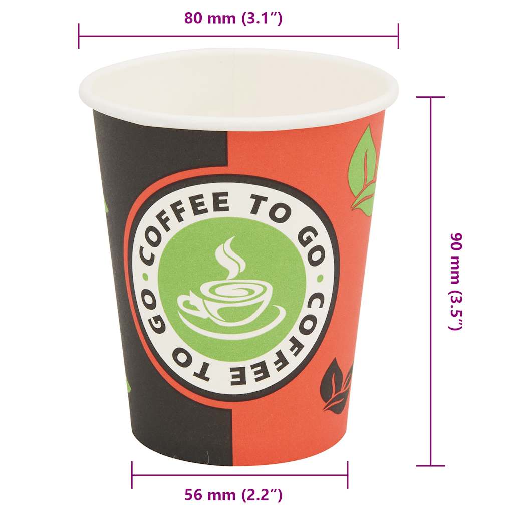 Wegwerp koffiebekers papier 240 ml (8 oz) 1000 st is nu te koop bij PeponiXL, paradijselijk wonen!