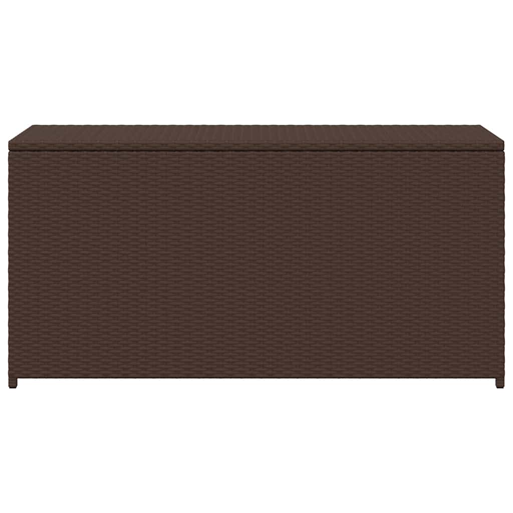 Tuinbox 120x50x60 cm poly rattan bruin is nu te koop bij PeponiXL, paradijselijk wonen!