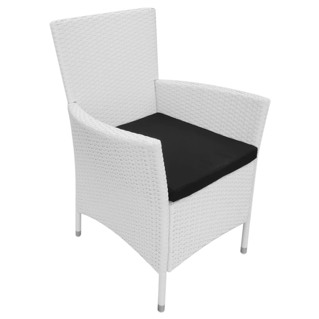 9-delige Tuinset poly rattan crèmewit is nu te koop bij PeponiXL, paradijselijk wonen!