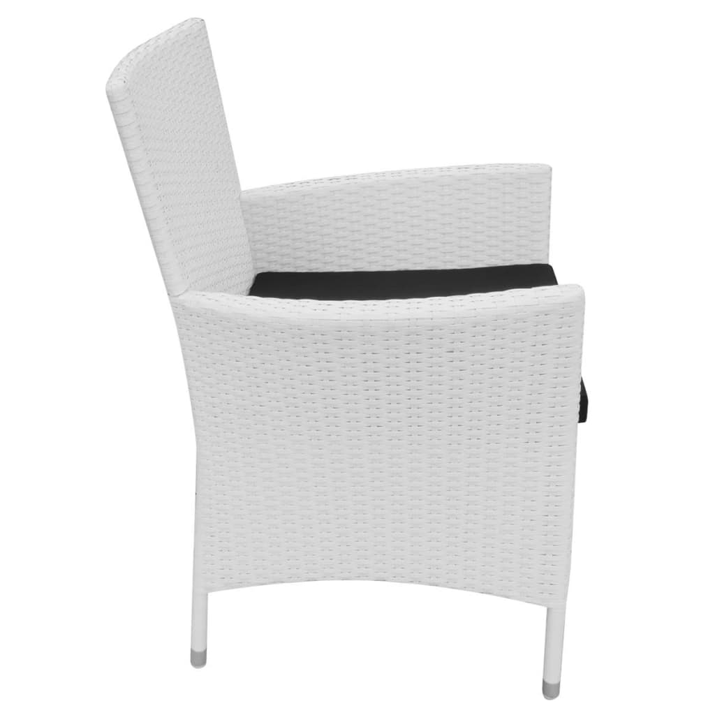 9-delige Tuinset poly rattan crèmewit is nu te koop bij PeponiXL, paradijselijk wonen!