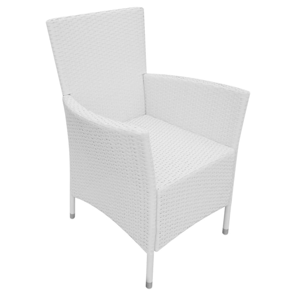 9-delige Tuinset poly rattan crèmewit is nu te koop bij PeponiXL, paradijselijk wonen!