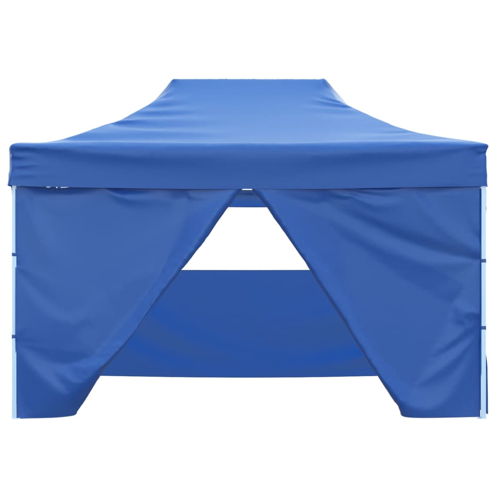 Vouwtent pop-up met 4 zijwanden 3x4,5 m blauw is nu te koop bij PeponiXL, paradijselijk wonen!