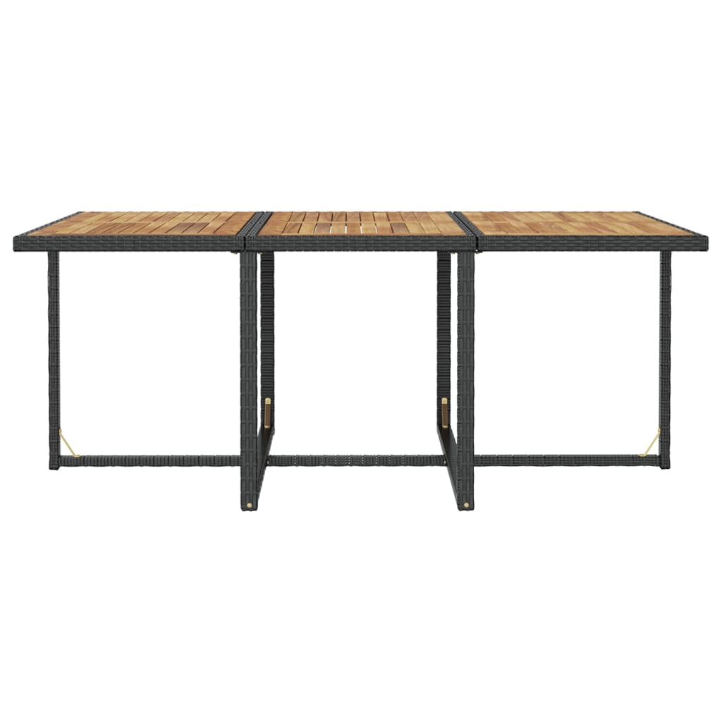 11-delige Tuinset met kussens poly rattan zwart is nu te koop bij PeponiXL, paradijselijk wonen!