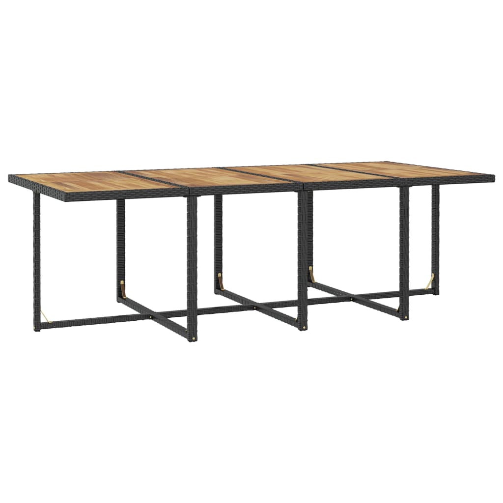 13-delige Tuinset met kussens poly rattan zwart is nu te koop bij PeponiXL, paradijselijk wonen!