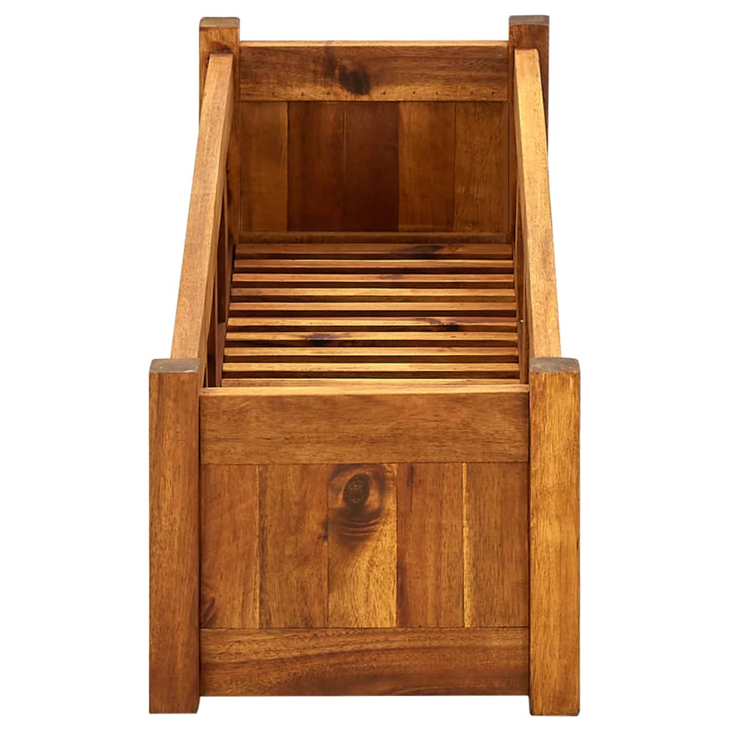 Plantenbak verhoogd 100x30x25 cm acaciahout is nu te koop bij PeponiXL, paradijselijk wonen!