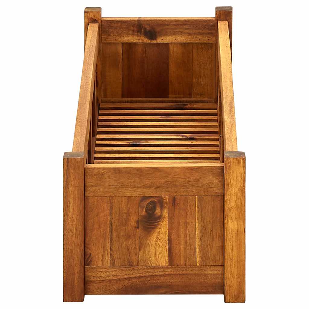 Plantenbak verhoogd 100x30x25 cm acaciahout is nu te koop bij PeponiXL, paradijselijk wonen!