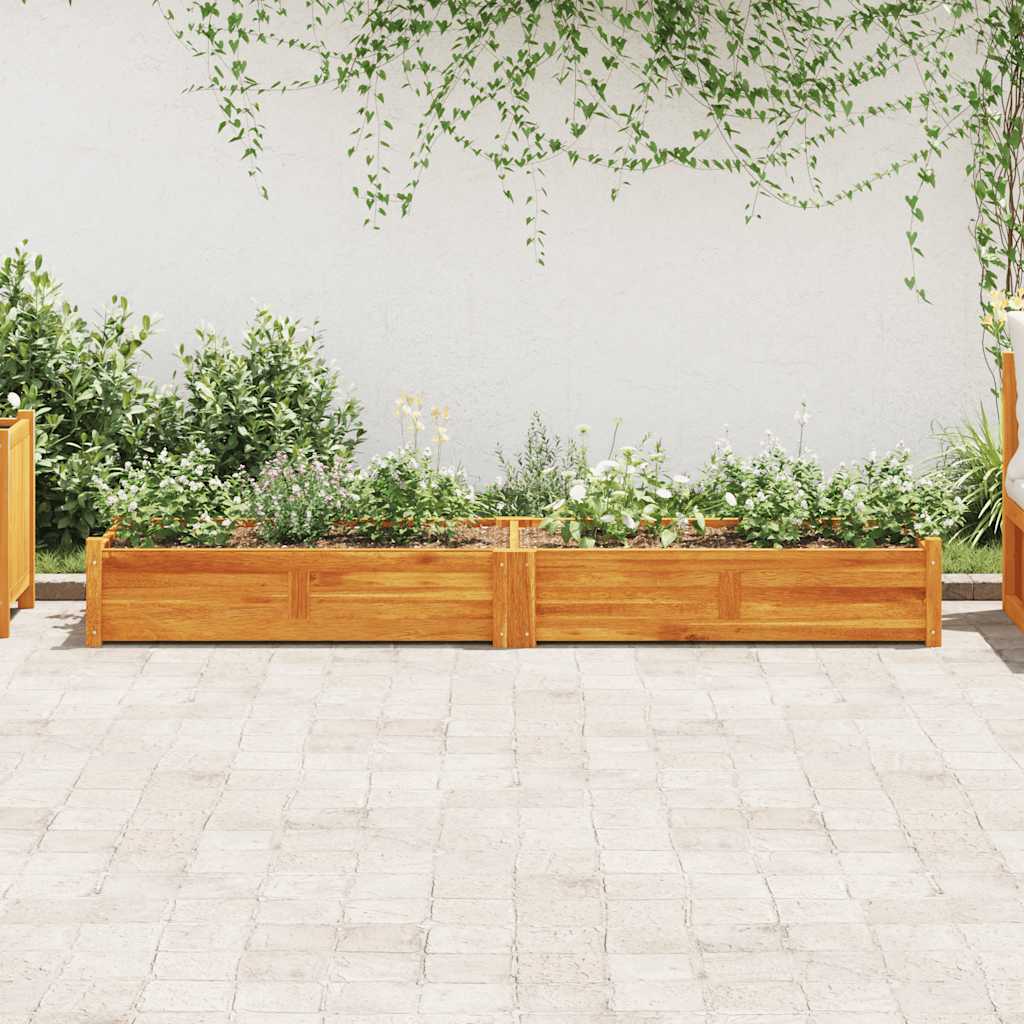Plantenbak verhoogd 200x50x25 cm acaciahout is nu te koop bij PeponiXL, paradijselijk wonen!