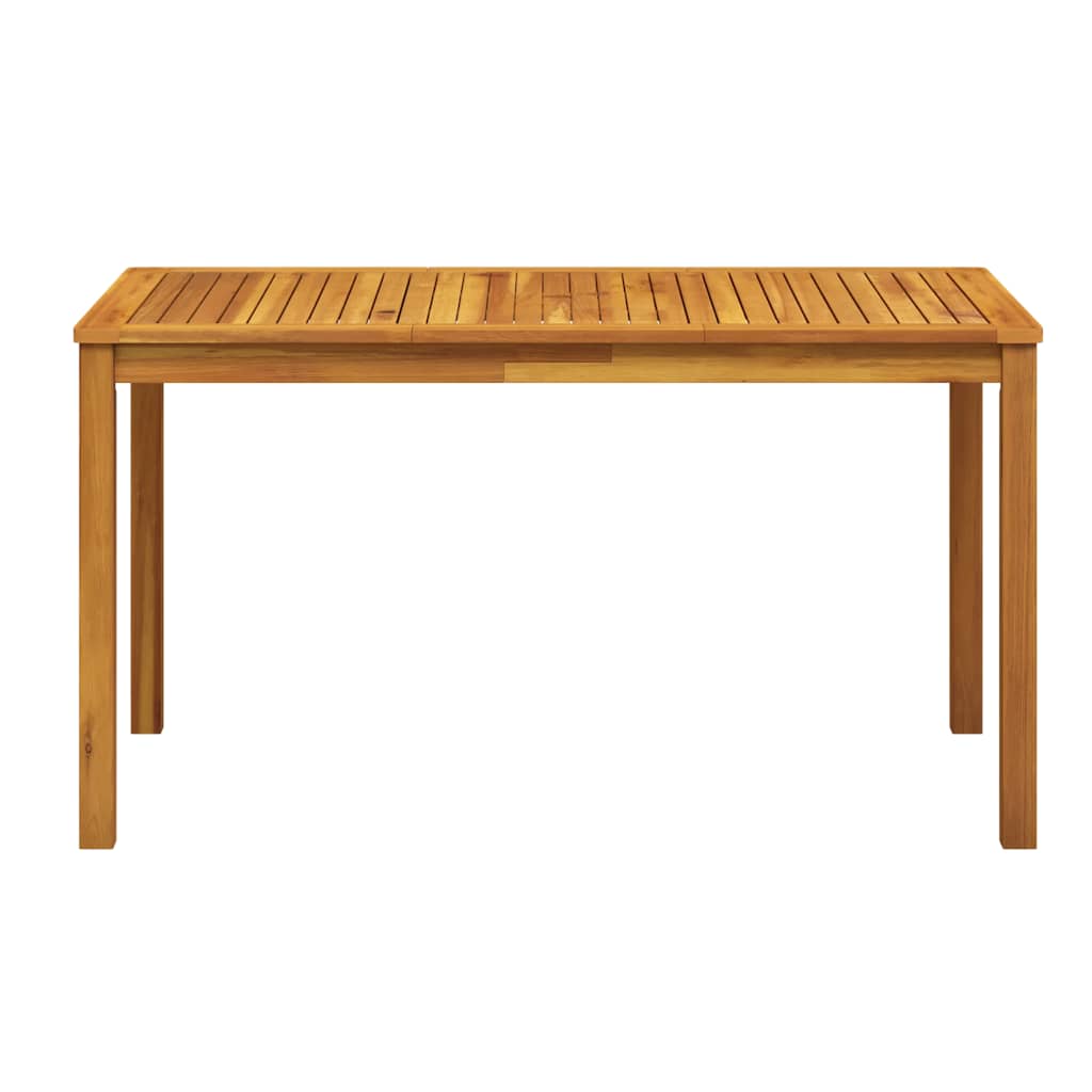 Tuintafel 140x80x74 cm massief acaciahout is nu te koop bij PeponiXL, paradijselijk wonen!