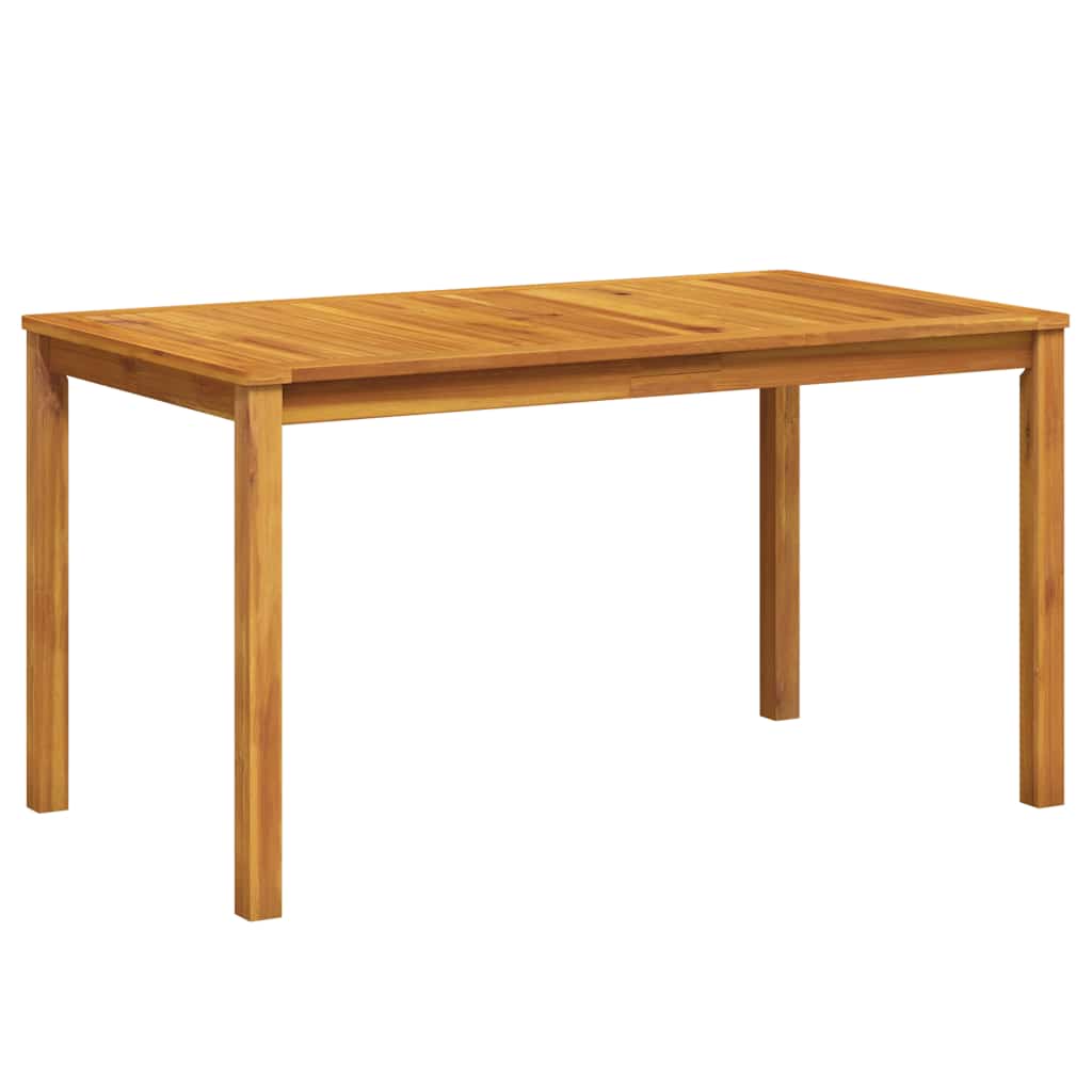 Tuintafel 140x80x74 cm massief acaciahout is nu te koop bij PeponiXL, paradijselijk wonen!