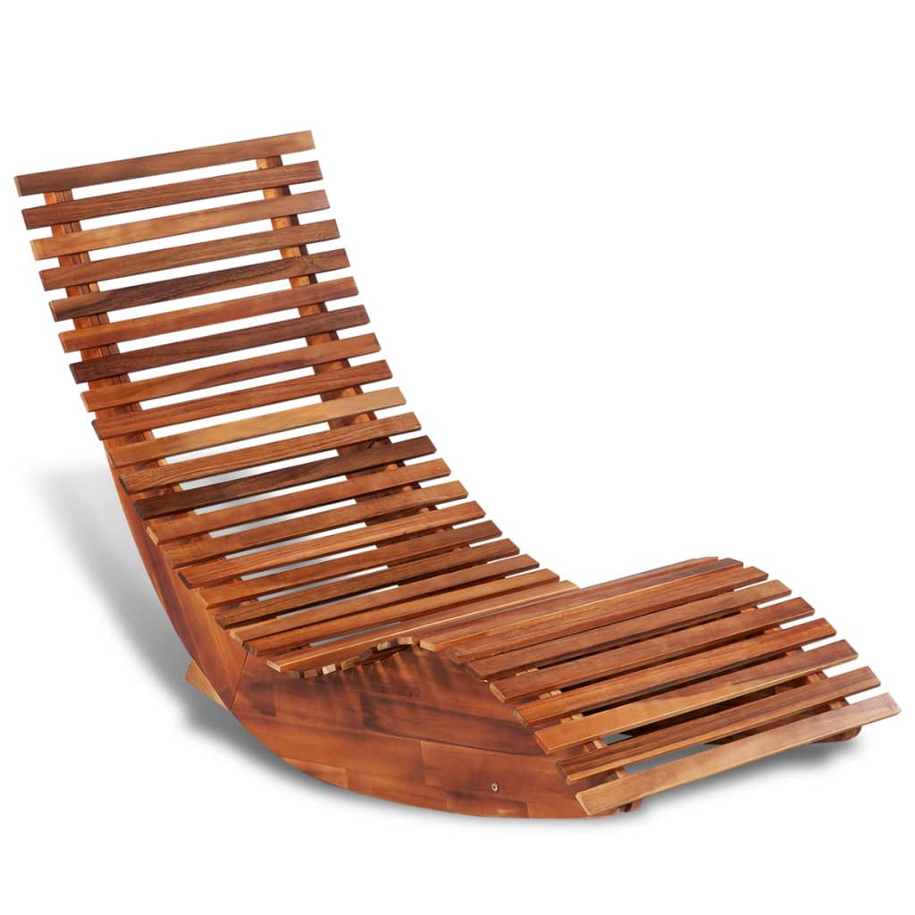 Ligbed schommelend acaciahout is nu te koop bij PeponiXL, paradijselijk wonen!