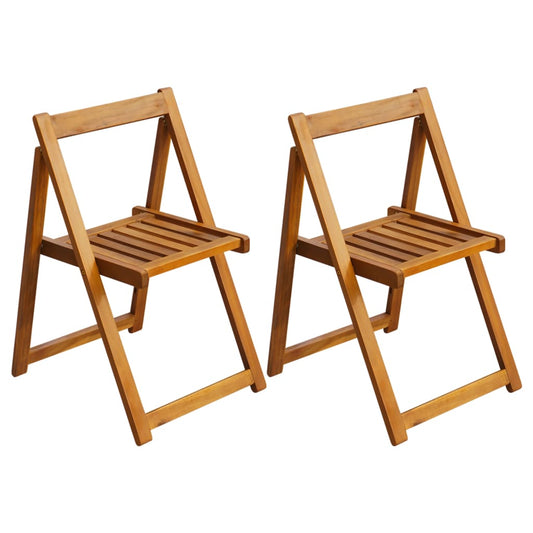 Tuinstoelen inklapbaar 2 st massief acaciahout is nu te koop bij PeponiXL, paradijselijk wonen!