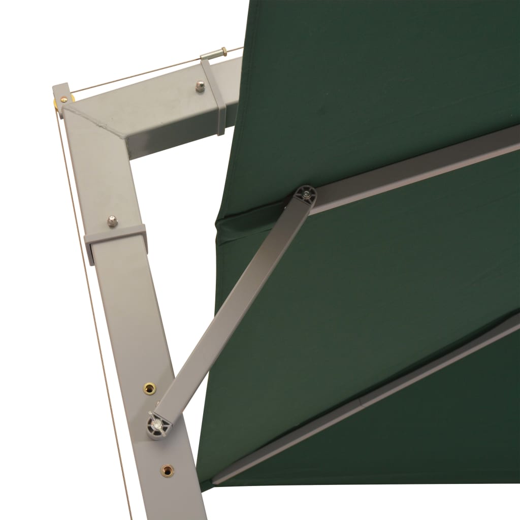 Zweefparasol met aluminium paal 300x300 cm groen is nu te koop bij PeponiXL, paradijselijk wonen!