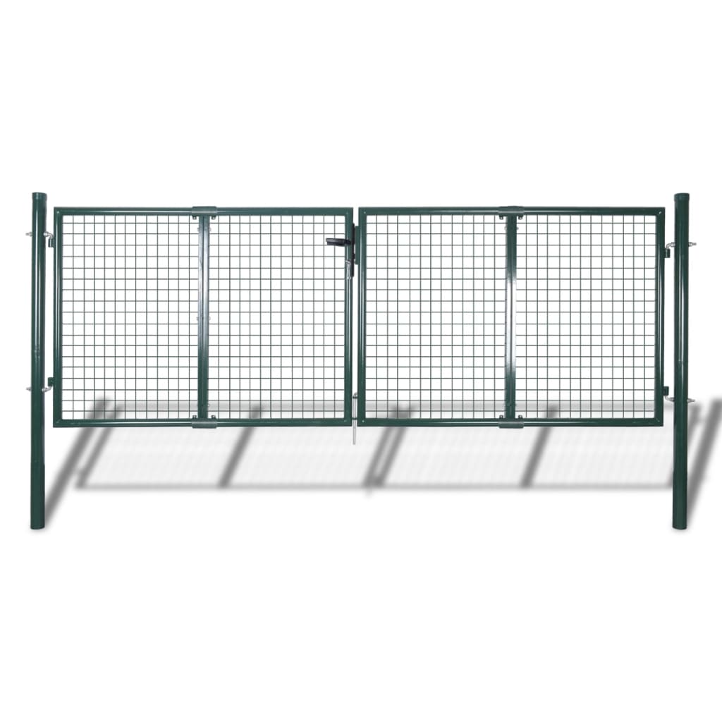 Hekpoort staal 300x100 cm groen is nu te koop bij PeponiXL, paradijselijk wonen!