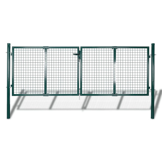 Hekpoort staal 300x125 cm groen is nu te koop bij PeponiXL, paradijselijk wonen!